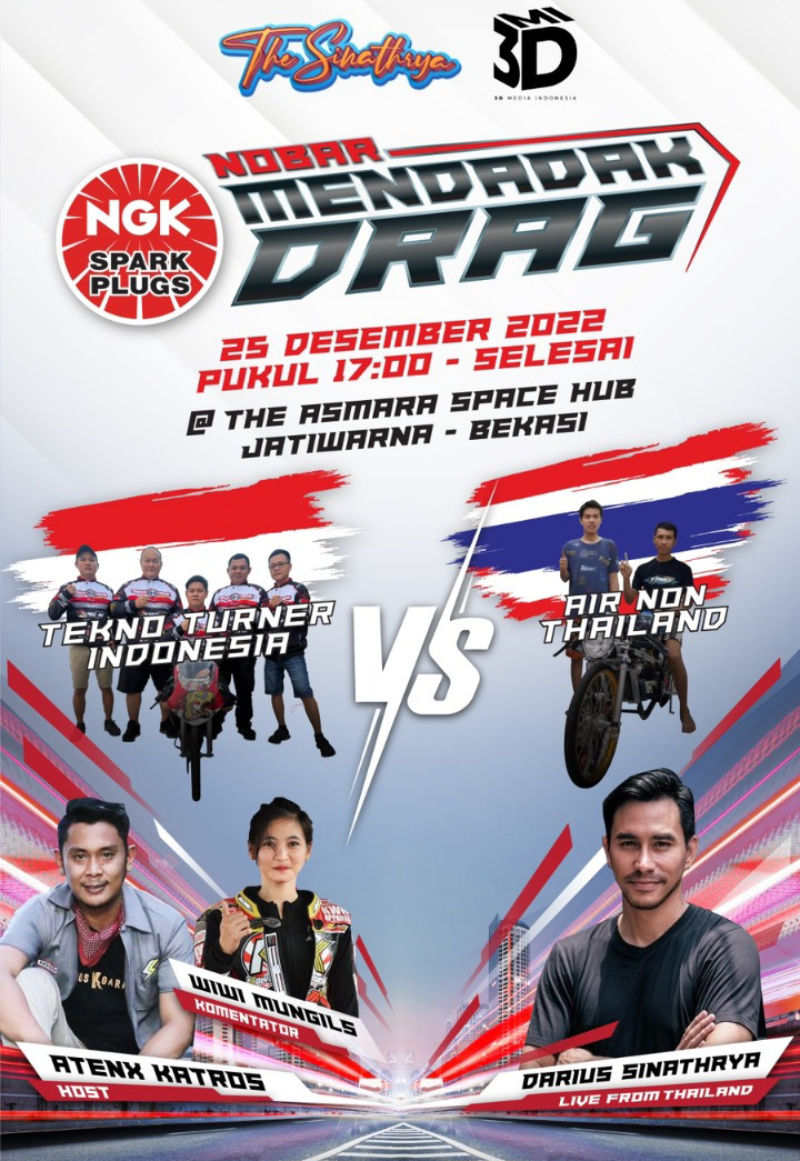 Ngk Busi Gelar Nobar Ramaikan Laga Tekno Tuner Versus Airnon Thailand