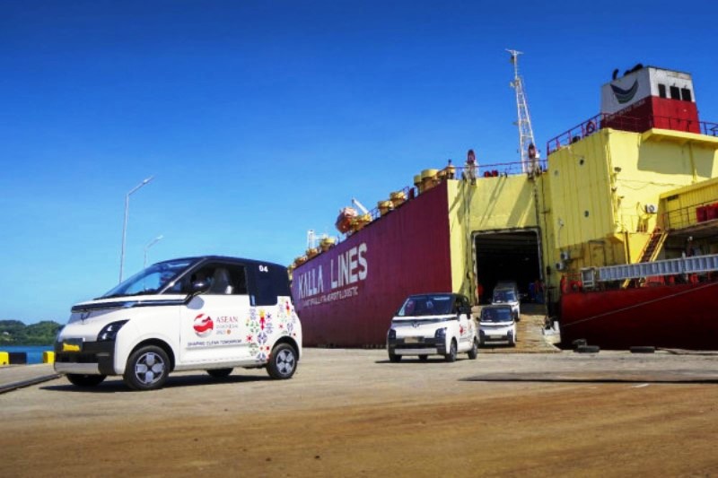 Unit Wuling Air Ev Telah Tiba Di Labuan Bajo Ntt Untuk Dukung Ktt