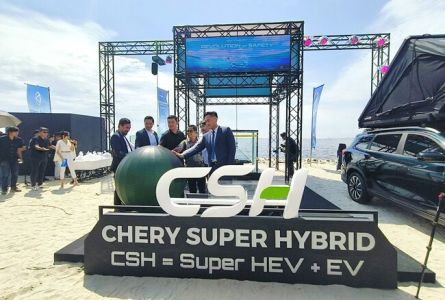 Chery Buktikan Ketangguhan Baterai Chery Super Hybrid Dengan Rendaman Air Laut Selama 48 Jam. 
