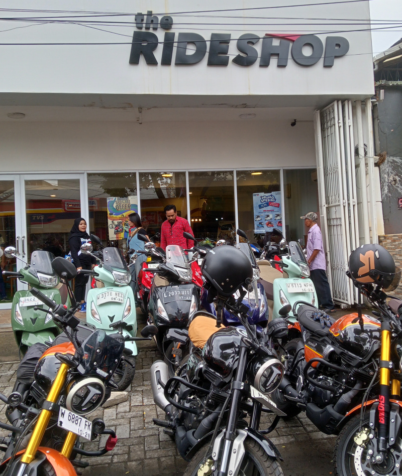 TVS THE RIDE SHOP SURABAYA Salah satu dealer TVS di Surabaya yang melayani penjualan service dan spare part