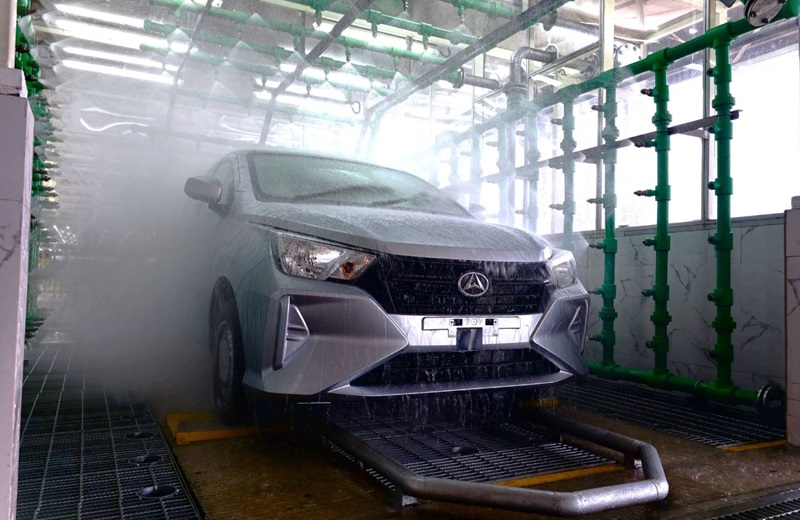 Pengecekan Kendaraan Daihatsu Di Fasilitas Water Leakage