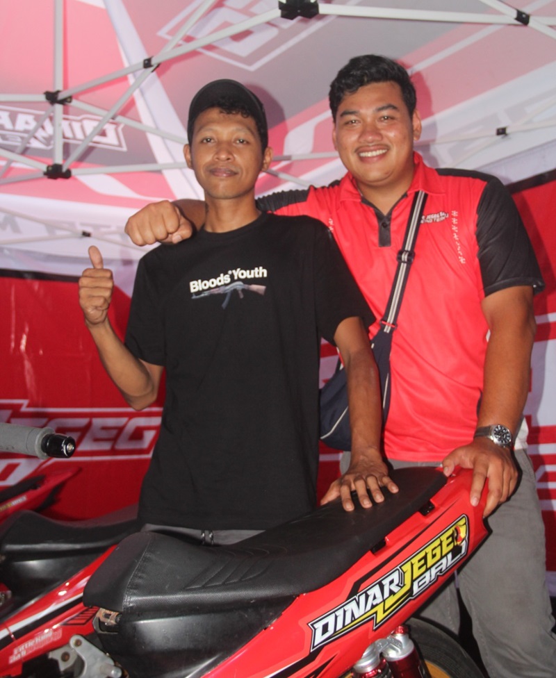 TEAM DINAR JEGEG RACING Bebek 2 tak ditukangi Doni BKM asal Probolinggo