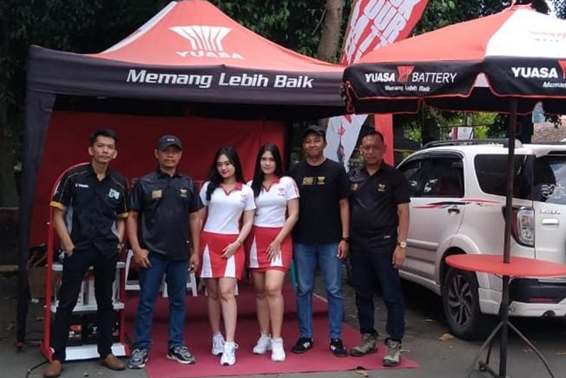YUASA BATTERY Suport dengan produk aki