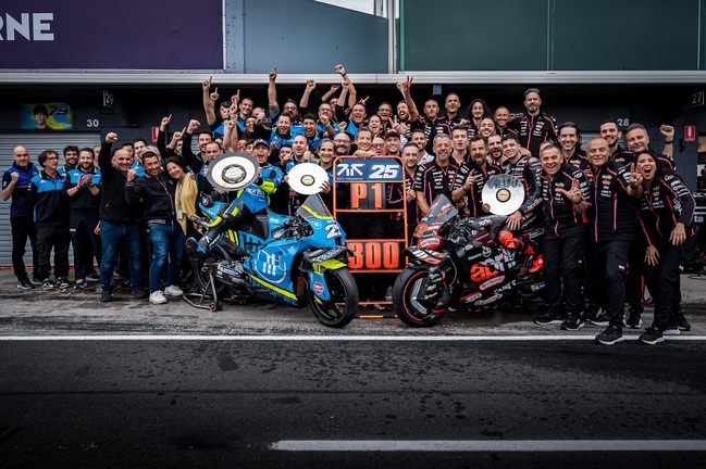 TIM APRILIA RACING. Dari Noale - Italia, Toreh Sejarah Membanggakan Di Ajang Balap Motor Dunia.