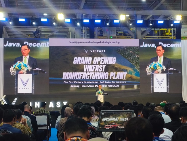 Peresmian Pabrik VinFast di Subang 15 Des 2025 04