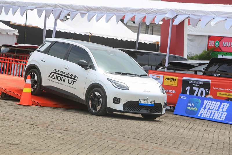 Test Ride AION UT di IIMS 2026