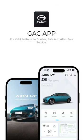 GAC GAC Apps Tampilan Intelligent Vehicle Control 1