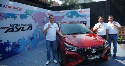 Launching All New Astra Daihatsu Ayla- Surabaya: Berbasis DNGA Tampilan Modern dan Fitur Baru, Optimis Target 300 Unit Perbulan di Jatim Tercapai.