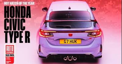Honda Civic Type R Raih Gelar Hot Hatch Of The Year Di Auto Express Awards 2025.