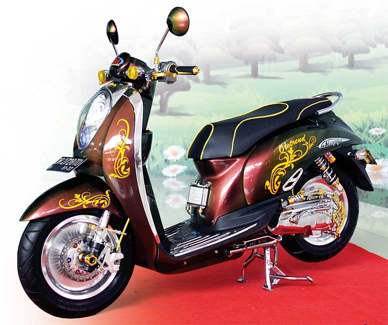 HONDA SCOOPY  12 LOMBOK  FASHION STYLE ALA OTRE FANATISM