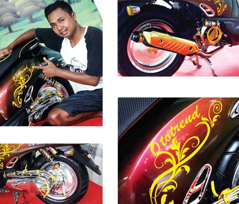 HONDA SCOOPY  12 LOMBOK  FASHION STYLE ALA OTRE FANATISM