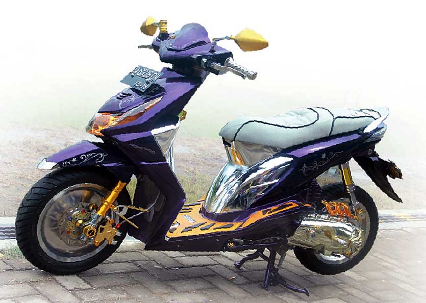 HONDA BEAT  08 AMUNTAI SENSASI MODIF  ELEGAN  NAN MEWAH