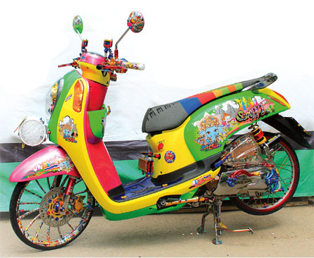 HONDA SCOOPY FI '13 - BANJAR : MOTHAI NO TENGSIN