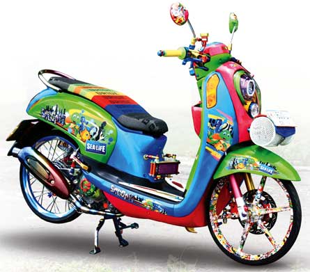 HONDA SCOOPY '15 - JEPARA : SEA LIFE WORLD THEME