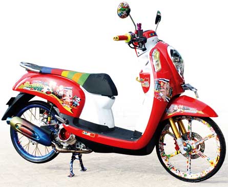 HONDA SCOOPY '16 - BANGKALAN : KARYA CHAYALAN BUKAN KAYALAN