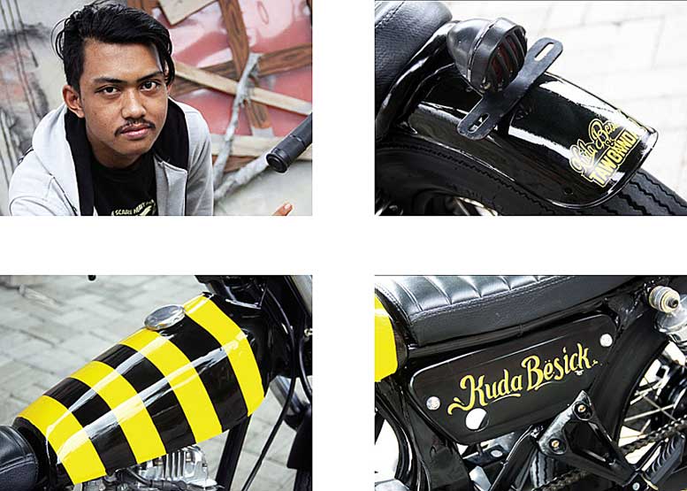 HONDA GL100 79 BOJONEGORO Bobber Kuda Besick Tracker