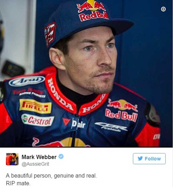 TWITTER Mark Webber TWITTER Mark Webber