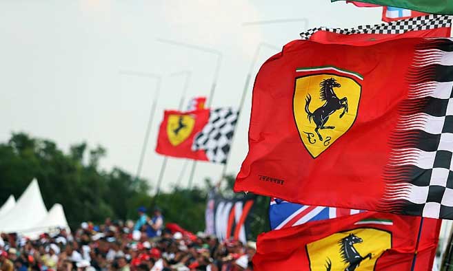 FERRARI. Terpilih sebagai tim terfaorit di mata penggemar