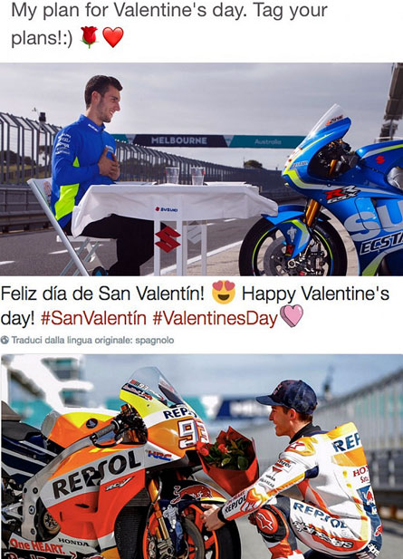 Marc Marquez & Alex Rins Ucapkan Selamat Valentine