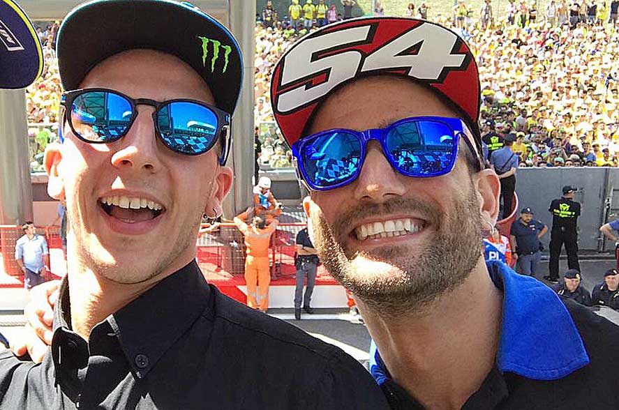 ANDREA MIGNO & MATTIA PASSINI. Kedua murid Rossi yang jawara Moto3 dan Moto2 di Mugello