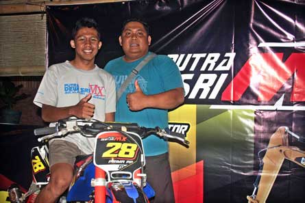 Prima dengan managernya Big Arnol