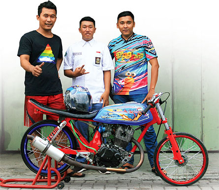 Honda Gl Max Sidoarjo 300 Cc Kampas Kopling Wajib 6 Lapis Modifikasi gl max street racing