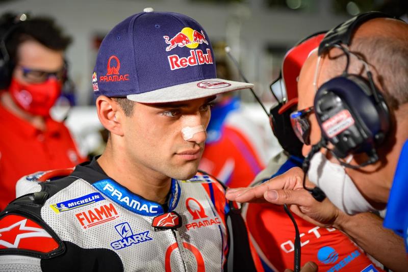 JORGE MARTIN SAAT DEBUT DI QATAR. Sudah raih pole dan podium.